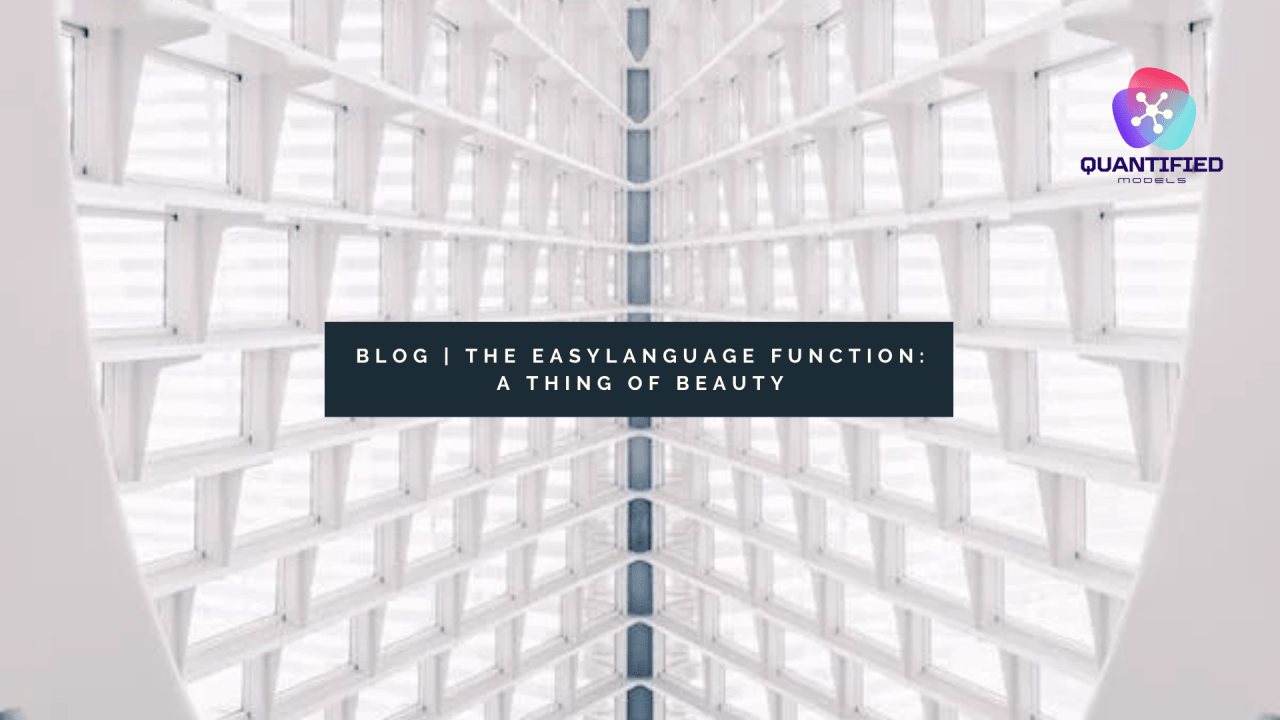Easylanguage Function Structure The Easylanguage function: A thing of beauty | Quantified Models